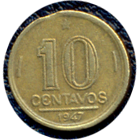 10 Centavos  GETULIO