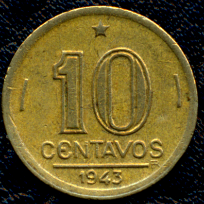 10 Centavos  GETULIO